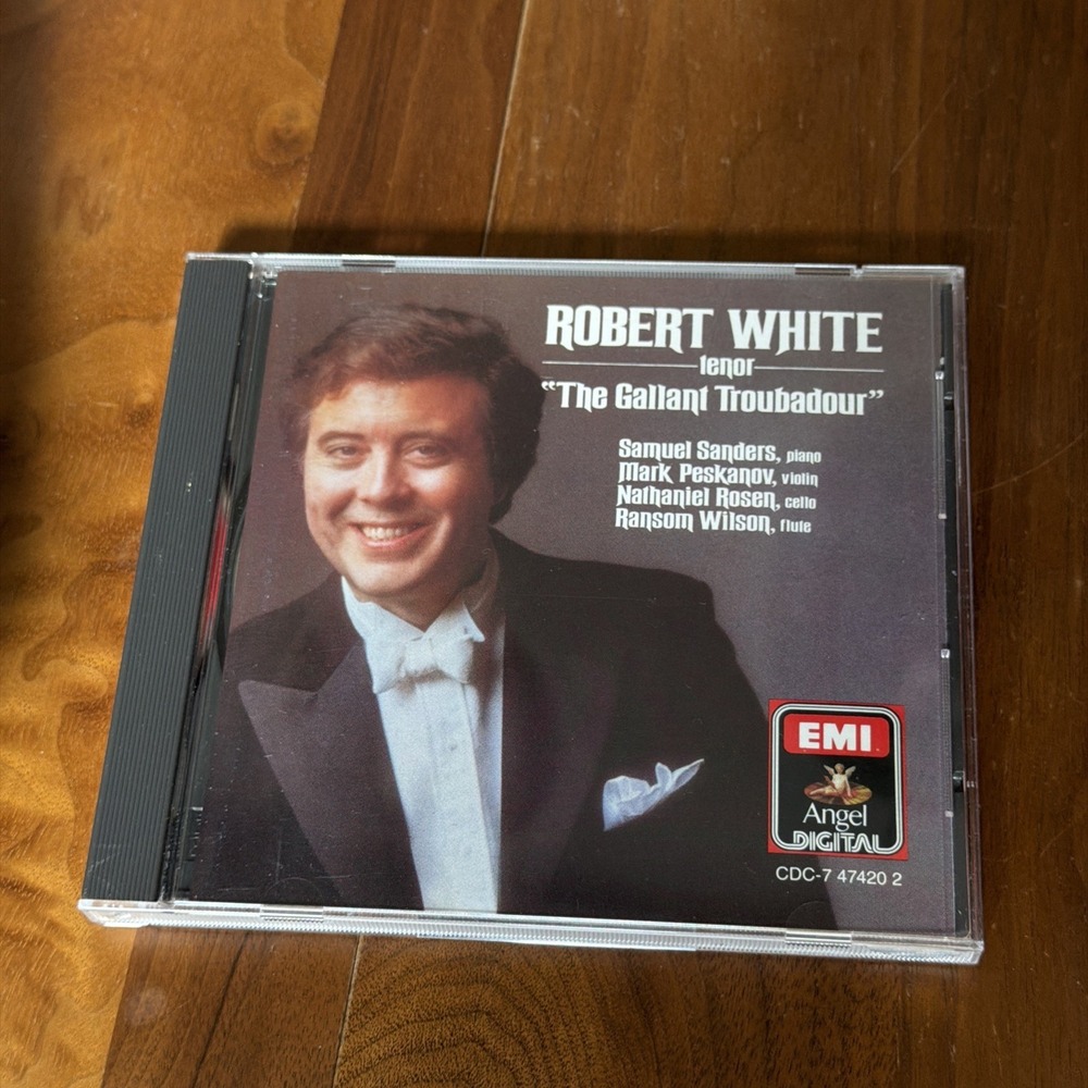 Robert‎ White The Gallant Troubadour CD tenor Samuel Sanders Robert White